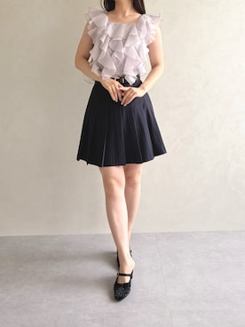 「31 Sons de mode（トランテアン　ソン　ドゥ　モード）のアイテム」を使った、31Sonsdemode ECさん（レディース・160cm）の夏コーディネート