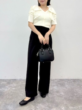 「31 Sons de mode（トランテアン　ソン　ドゥ　モード）のアイテム」を使った、31Sonsdemode ECさん（レディース・158cm）の夏コーディネート