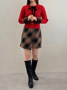 「31 Sons de mode（トランテアン　ソン　ドゥ　モード）のアイテム」を使った、31Sonsdemode ECさん（レディース・160cm）の冬コーディネート