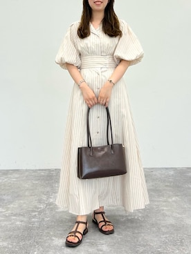 「31 Sons de mode（トランテアン　ソン　ドゥ　モード）のアイテム」を使った、31Sonsdemode ECさん（レディース・157cm）の夏コーディネート