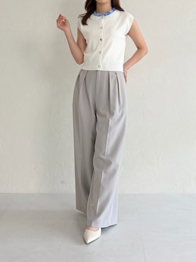 「31 Sons de mode（トランテアン　ソン　ドゥ　モード）のアイテム」を使った、31Sonsdemode ECさん（レディース・160cm）の夏コーディネート