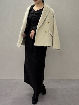 「アイテム（チェスターコート）」を使った、31Sonsdemode ECさん（レディース・160cm）の秋コーディネート