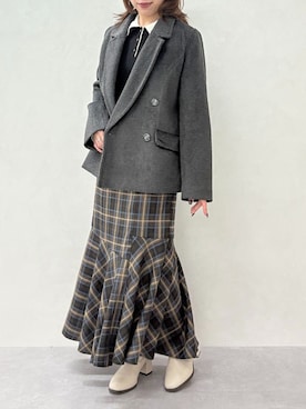 「アイテム（チェスターコート）」を使った、31Sonsdemode ECさん（レディース・150cm）の秋コーディネート