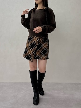 「31 Sons de mode（トランテアン　ソン　ドゥ　モード）のアイテム」を使った、31Sonsdemode ECさん（レディース・160cm）の冬コーディネート