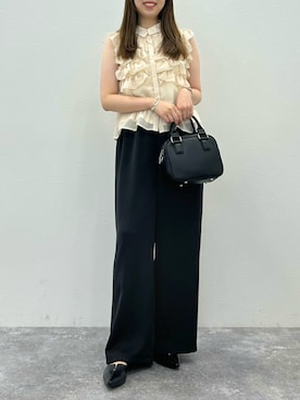 「31 Sons de mode（トランテアン　ソン　ドゥ　モード）のアイテム」を使った、31Sonsdemode ECさん（レディース・157cm）の夏コーディネート