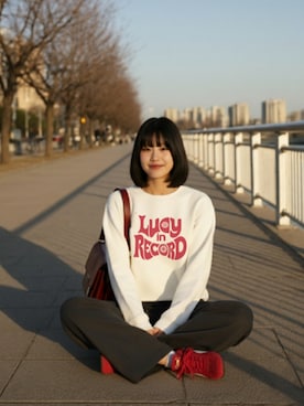 「PUMA（プーマ）のPUMA プーマ ユニセックス SPEEDCAT OG / スピードキャット OG スニーカー（スニーカー）」を使った、lucyinrecordさん（レディース・161cm）の秋コーディネート