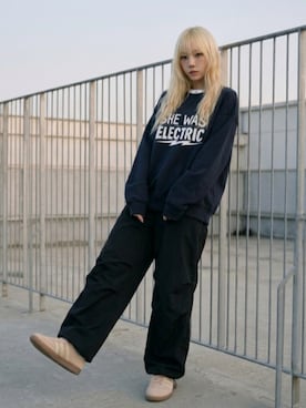 「adidas（アディダス）のガゼル インドア / Gazelle Indoor / アディダスオリジナルス adidas Originals（スニーカー、ピンク系）」を使った、lucyinrecordさん（レディース・161cm）の夏コーディネート