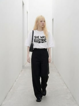 「UNITED TOKYO（ユナイテッドトウキョウ）のアイテム」を使った、lucyinrecordさん（レディース・161cm）の夏コーディネート