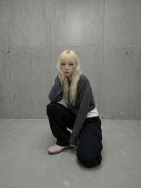 「adidas（アディダス）のガゼル インドア / Gazelle Indoor / アディダスオリジナルス adidas Originals（スニーカー、ピンク系）」を使った、lucyinrecordさん（レディース・161cm）の夏コーディネート