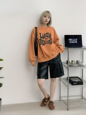 「ストリートファッション」｜lucyinrecordさん（レディース・161cm）の秋コーディネート