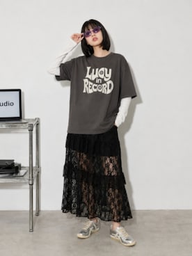 lucyinrecordさん(レディース・161cm)の夏コーディネート