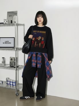 「adidas（アディダス）のサンバ OG / SAMBA OG / アディダスオリジナルス adidas Originals スニーカー（スニーカー）」を使った、lucyinrecordさん（レディース・161cm）の秋コーディネート