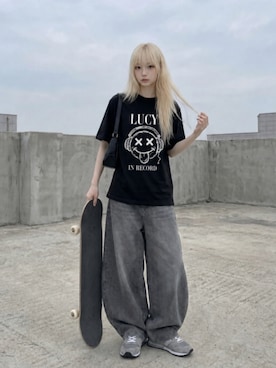 lucyinrecordさん(レディース・161cm)の夏コーディネート