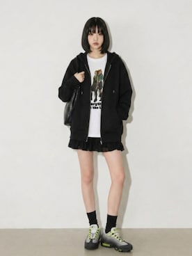 「rom&nd（ロムアンド）のアイテム」を使った、lucyinrecordさん（レディース・161cm）の夏コーディネート