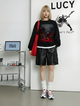 「エアマックス95」｜lucyinrecordさん（レディース・161cm）の秋コーディネート