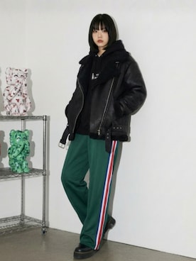 lucyinrecordさん(レディース・161cm)の冬コーディネート