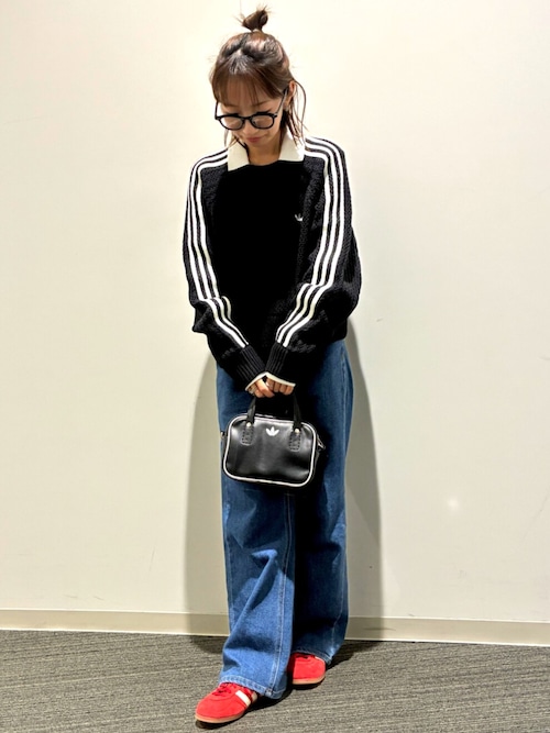 アディカラー ニット クルーネックセーター / アディダスオリジナルス