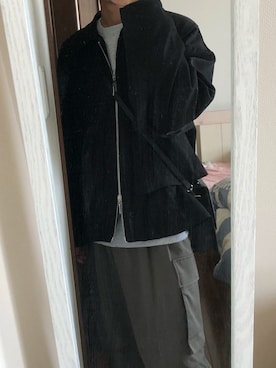 「WYM LIDNM（ウィム バイ リドム）のアイテム（スウェット）」を使った、Shotaさん（メンズ・168cm）の春コーディネート
