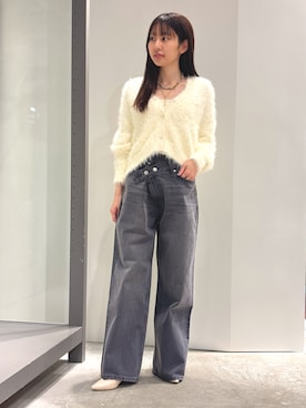 「ニット/セーター」｜Toyotaさん（レディース・153cm）の冬コーディネート