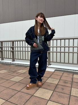 「ペインターデニム」｜なつさん（レディース・152cm）の秋コーディネート