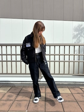 「アイテム（ブルゾン）」を使った、なつさん（レディース・152cm）の冬コーディネート