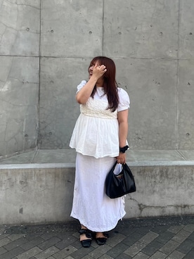 「Cla STEllaR（クラステラ）のアイテム」を使った、ayaka.さん（レディース・154cm）の夏コーディネート