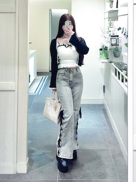 リンさん(レディース・155cm)の夏コーディネート
