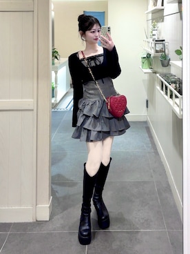 リンさん（レディース・155cm）の冬コーディネート