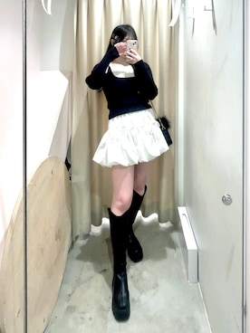 リンさん(レディース・155cm)の冬コーディネート