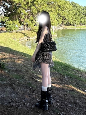 「アイテム（ワンピース/ドレス）」を使った、リンさん（レディース・155cm）の夏コーディネート