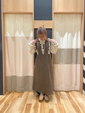 「レトロ」｜「アイテム（その他シューズ）」を使った、nahio【160cm】さん（レディース・160cm）の秋コーディネート