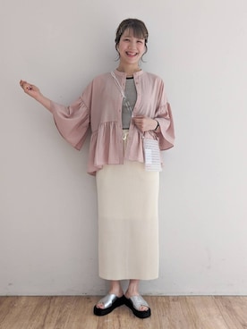 eriiiii36さん（レディース・169cm）の夏コーディネート