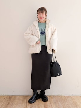 eriiiii36さん(レディース・169cm)の冬コーディネート