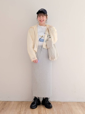 「LOWRYS FARM（ローリーズファーム）のLFポーチツキショルダー 284037（ショルダーバッグ）」を使った、eriiiii36さん（レディース・169cm）の春コーディネート