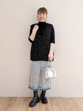 eriiiii36さん（レディース・169cm）の冬コーディネート