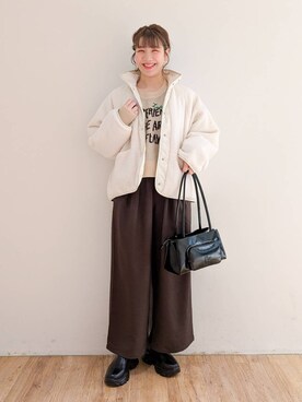 eriiiii36さん（レディース・169cm）の冬コーディネート