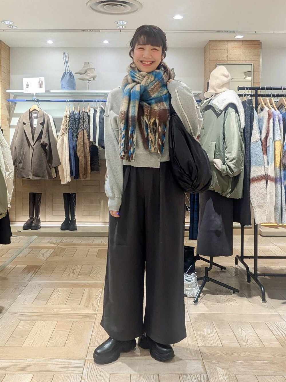 eriiiii36(LOWRYS FARM エスパル仙台)|LOWRYS FARMのマフラーを使ったコーディネート - WEAR