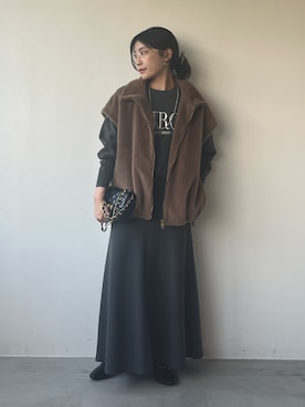 Kanna_Kさん（レディース・157cm）の秋コーディネート