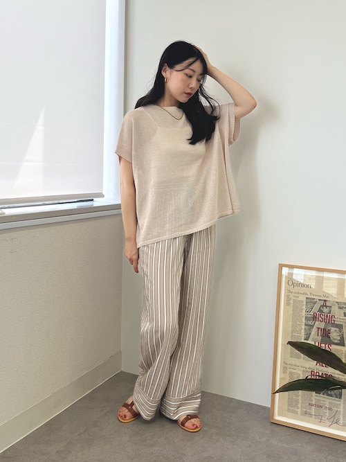 MICA&DEAL シアーハーフスリーブニット MICA＆DEAL｜シアーハーフスリーブニット | Rakuten Fashion