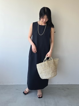 「マイカアンドディール」｜「アイテム（ワンピース/ドレス）」を使った、Kanna_Kさん（レディース・157cm）の夏コーディネート