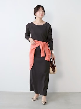 Kanna_Kさん（レディース・157cm）の春コーディネート