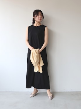 「マイカアンドディール」｜「アイテム（ワンピース/ドレス）」を使った、Kanna_Kさん（レディース・157cm）の夏コーディネート