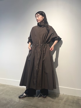 「アイテム（その他アウター）」を使った、Kanna_Kさん（レディース・157cm）の秋コーディネート
