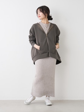 Kanna_Kさん（レディース・157cm）の秋コーディネート