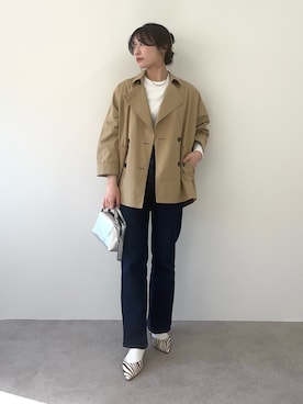 「マイカアンドディール」｜「アイテム（ジャケット/アウター）」を使った、Kanna_Kさん（レディース・157cm）の冬コーディネート