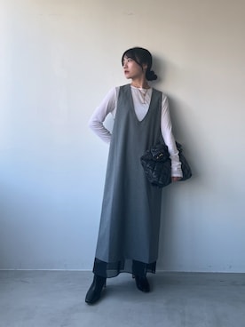 「マイカアンドディール」｜「アイテム（ワンピース/ドレス）」を使った、Kanna_Kさん（レディース・157cm）の夏コーディネート
