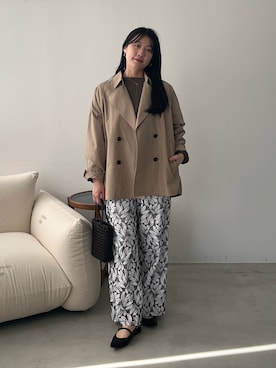 Kanna_Kさん（レディース・157cm）の春コーディネート