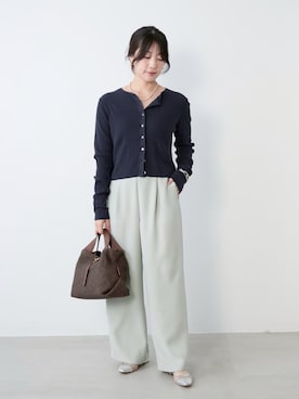 「MICA&DEAL（マイカ＆ディール）のアイテム」を使った、Kanna_Kさん（レディース・157cm）の春コーディネート