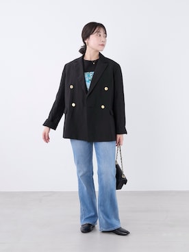 「BINDU（ビンドゥー）のアイテム」を使った、Kanna_Kさん（レディース・157cm）の秋コーディネート