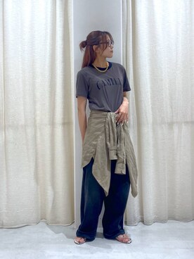 「TKEES（ティキーズ）のアイテム」を使った、bl_kinariさん（レディース・170cm）の夏コーディネート